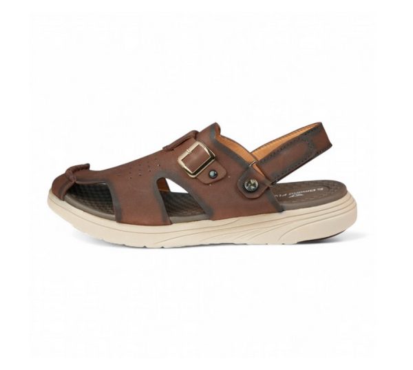 DP-14 Leather Sandal (Chocolate)