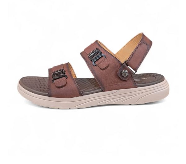 DP-10 Leather Sandal (Chocolate)