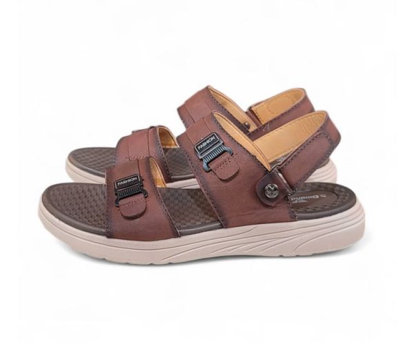 DP-10 Leather Sandal (Chocolate) - Image 2