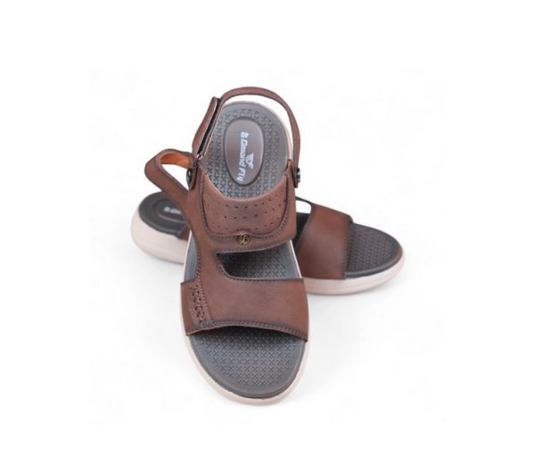 DP-11 Leather Sandal (Chocolate) - Image 3