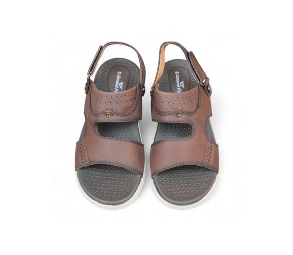 DP-11 Leather Sandal (Chocolate) - Image 4
