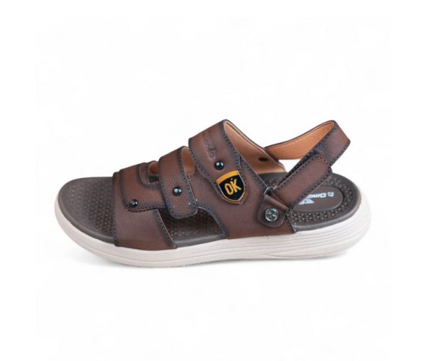 DP-12 Leather Sandal (Chocolate)