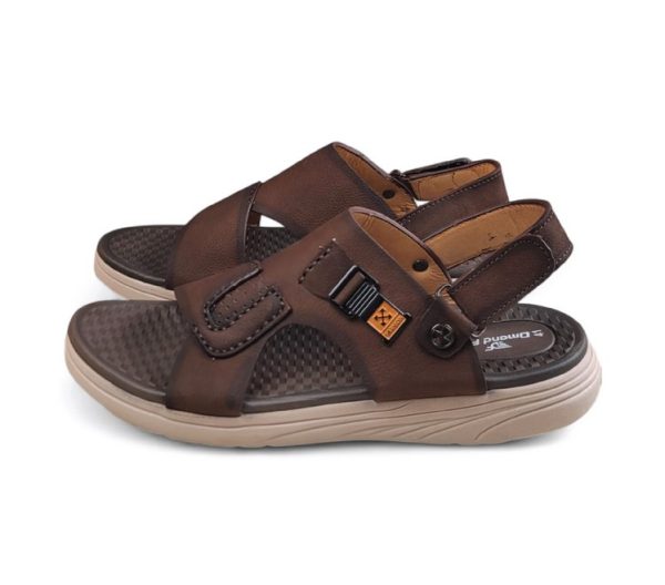DP-15 Leather Sandal (Chocolate) - Image 4