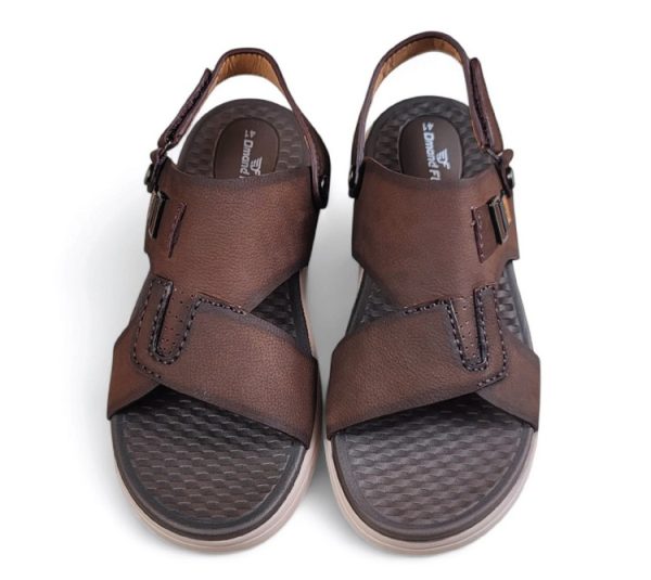 DP-15 Leather Sandal (Chocolate) - Image 3