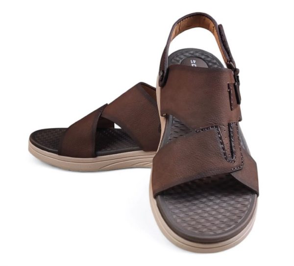 DP-15 Leather Sandal (Chocolate) - Image 2
