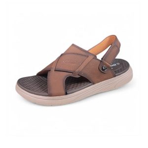 DP-7 Leather Sandal (Chocolate)
