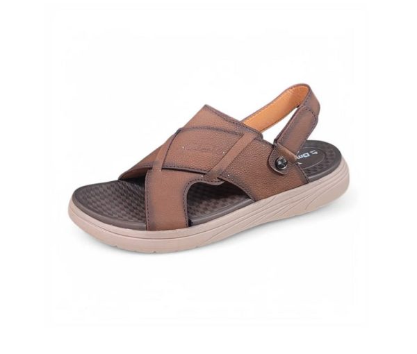 DP-7 Leather Sandal (Chocolate)